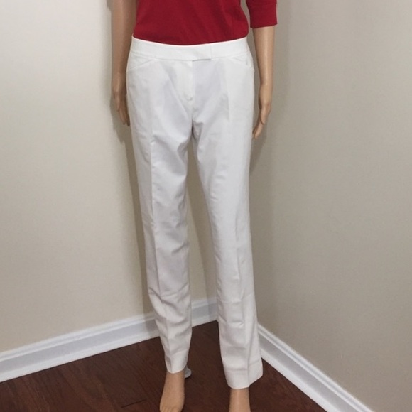 Lafayette 148 || Woman’s Cream Ivory Lrving wool Stretch Pants size 2 - Picture 9 of 15